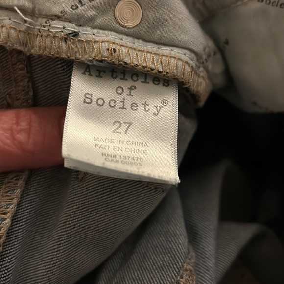 Articles‎ Of Society Womens Skinny Jeans - Size 27 - Frayed/rough hem - Picture 6 of 10